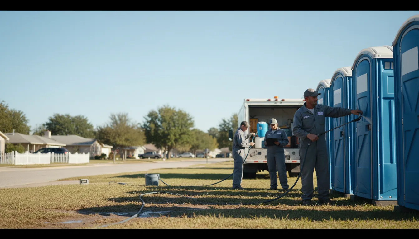 Long-Term Portable Toilet Rental in Laketon, IN near me